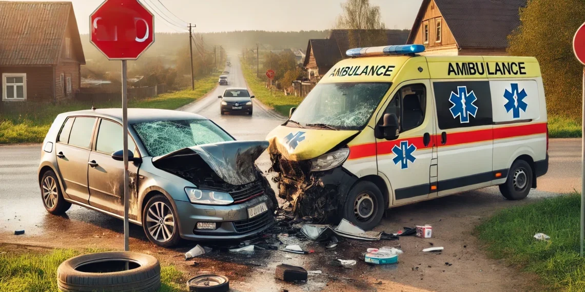 Un șofer de 63 de ani a rămas pieton după ce a provocat un accident rutier pe raza localității Sasca Nouă. Individul nu a oprit la STOP și nu a acordat prioritate unei ambulanțe aflate în misiune