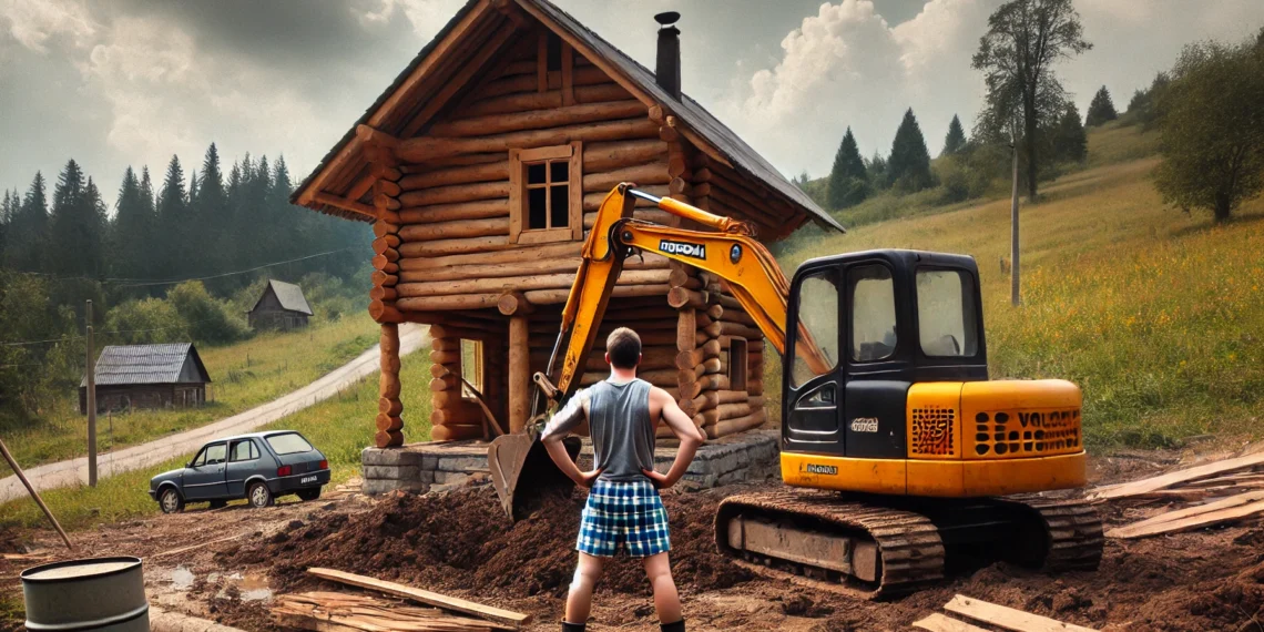 Un bărbat din Todirești a furat o cupă de excavator de la o cabană din Cacica. Hoțul a fost surprins de camerele de supraveghere ale păgubitului