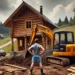 Un bărbat din Todirești a furat o cupă de excavator de la o cabană din Cacica. Hoțul a fost surprins de camerele de supraveghere ale păgubitului