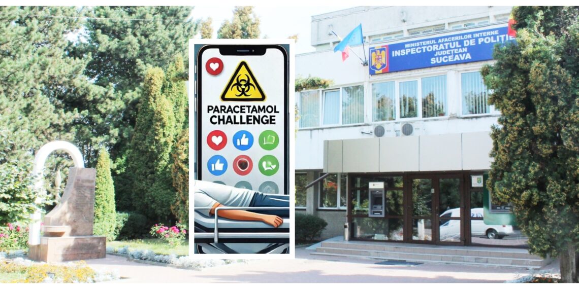 Avertisment al polițiștilor suceveni privind provocarea ”Paracetamol Challenge” de pe TikTok: ”Cel care ajunge să petreacă cele mai multe zile în spital… câștigă?”