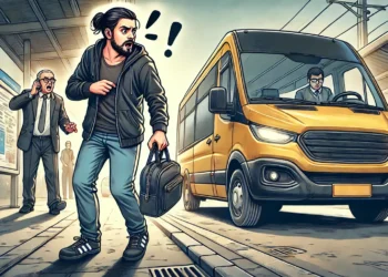 Șoferul unui microbuz a rămas fără acte și bani, după ce un călător i-a furat borseta