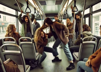 O femeie a ajuns la spital după ce a fost ciufulită de o individă într-un autobuz. Cele două s-au certat pentru un bărbat