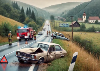 Accident cu victime pe raza municipiului Câmpulung Moldovenesc. Un șofer de 77 de ani a ieșit dintr-o stație ITP fără să acorde prioritate