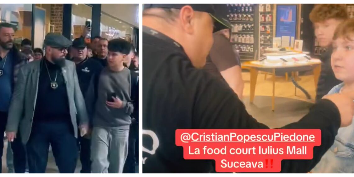 Plângere penală formulată împotriva unui agent de pază de la Iulius Mall Suceava. Un adolescent de 13 ani susține că a fost agresat în timp ce voia să-l pozeze pe Cristian Popescu Piedone