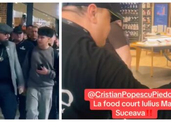 Plângere penală formulată împotriva unui agent de pază de la Iulius Mall Suceava. Un adolescent de 13 ani susține că a fost agresat în timp ce voia să-l pozeze pe Cristian Popescu Piedone