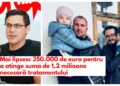 Jurnalistul Alex Nedea s-a alăturat campaniei pentru Gabriela și Maxim și a prezentat lupta lor cu SPG56: ”Banii trebuie strânși până la Paști. Eu cred că se poate. Am putea ajunge acolo în câteva zile dacă fiecare dintre cei care mă urmăresc ar dona măcar 3 euro”