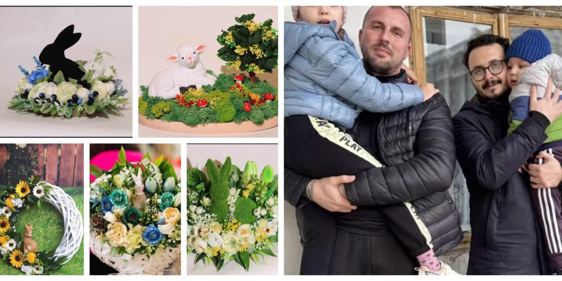 O suceveancă vinde aranjamente florale de Paște pentru a-i ajuta pe Gabriela și Maxim, doi frățiori grav bolnavi