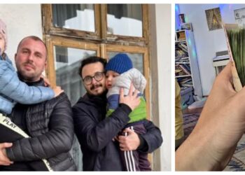 Lecție de generozitate predată de copiii unui polițist din Suceava. Micuții și-au donat economiile pentru a-i ajuta pe Gabriela și Maxim, doi frățiori grav bolnavi