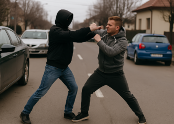 Decizie definitivă. Amenzi penale de 5.000 de lei pentru doi frați care s-au bătut între ei, după ce s-au șicanat în trafic. Ambii au antecedente penale