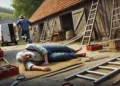 Un bătrân de 87 de ani a murit la spital la câteva ore după ce a căzut de la trei metri în propria gospodărie