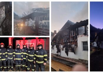 Incendiu izbucnit la o gospodărie din Prisaca Dornei. Au ars mansarda casei de locuit, camera tehnică, magazia de lemne și un foișor