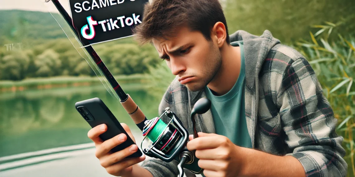 Încă un pescar sucevean, păcălit de țeparul care repară mulinete. Victima a fost „pescuită” de pe TikTok