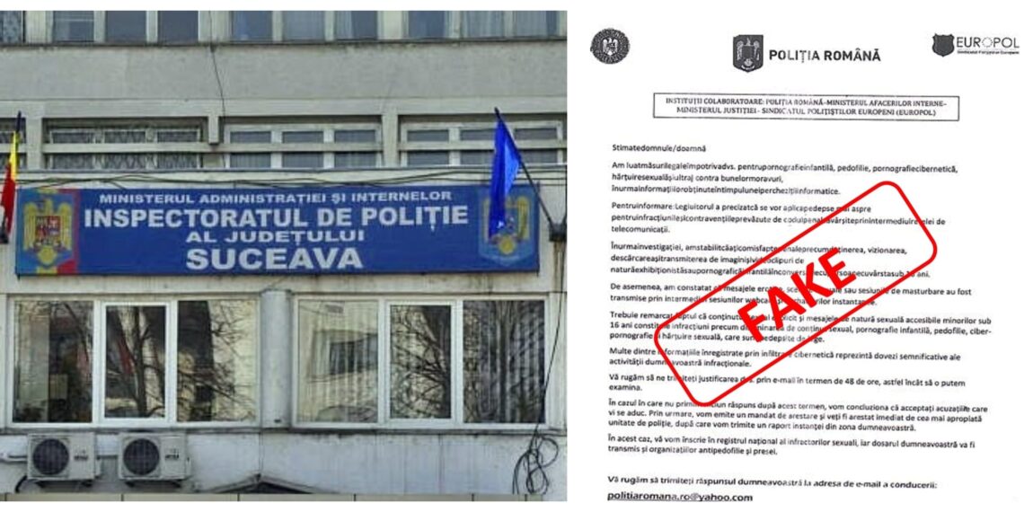 Nu pica în capcană! Țeparii trimit mesaje oficiale false și te acuză de pornografie infantilă, pedofilie, hărțuire și alte infracțiuni: ”Autorii folosesc adrese care par a fi oficiale”