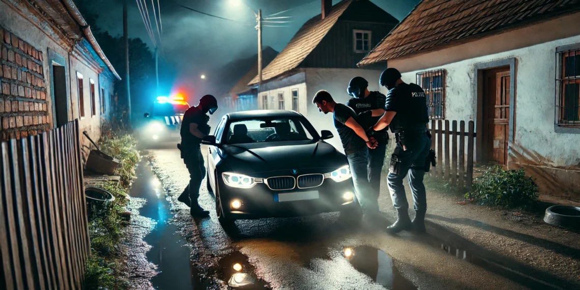 Beat și cu permisul anulat, un individ din Arbore s-a luat la întrecere cu polițiștii. A fost ”parfumat” cu spray lacrimogen, scos din BMW și reținut pentru 24 de ore