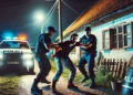 Pedeapsă simbolică pentru un ”zmeu” din Vicovu de Jos, care și-a încordat mușchii cu doi polițiști. Individul i-a amenințat cu moartea și l-a mușcat pe unul dintre oamenii legii: ”Te tai bucăți! Când ai să vezi Jiu71, să te ferești din fața mea, că mă trântesc în tini, te iau ca pe o p**a”