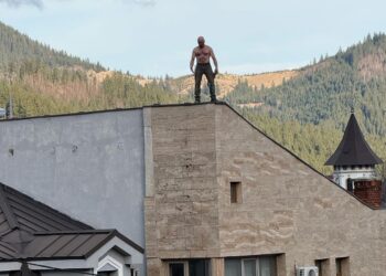 Un individ a fost internat la Psihiatrie după ce s-a cocoțat pe acoperișul Parchetului de pe lângă Judecătoria Câmpulung Moldovenesc, supărat că a fost evacuat prin ordin de protecție pentru că și-a bătut viitorul socru