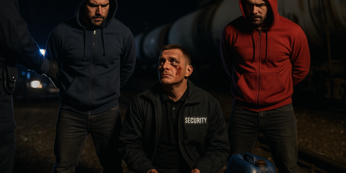 Doi hoți de motorină, condamnați la câte cinci ani de închisoare după ce au bătut un paznic și au furat aproape 800 de litri de motorină dintr-un tren garat la Dornești. Victima a refuzat ”două bețe” să-i lase să fure