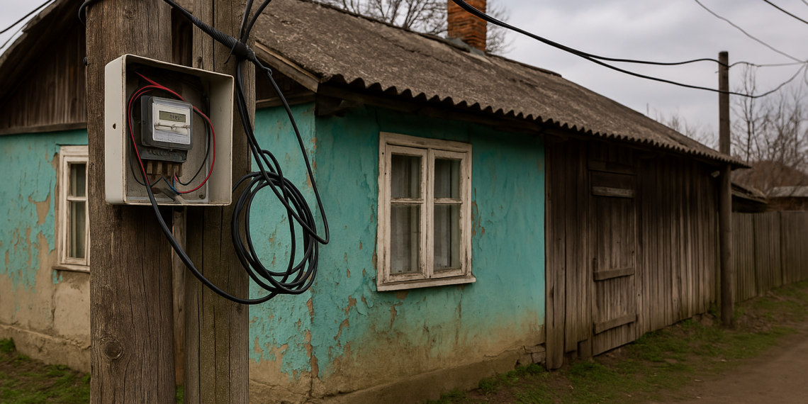 Bătrân de 75 de ani din Mănăstirea Humorului, prins că fura curent. Și-a racordat casa direct, ocolind contorul