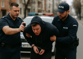 Tânăr din Liteni, ”parfumat” cu spray lacrimogen, încătușat și amendat cu 1.000 de lei, după ce a refuzat să se legitimeze