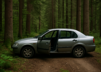 Agent de pază găsit fără viață într-o mașină, pe un drum forestier din Râșca. Supraveghea utilajele unei firme