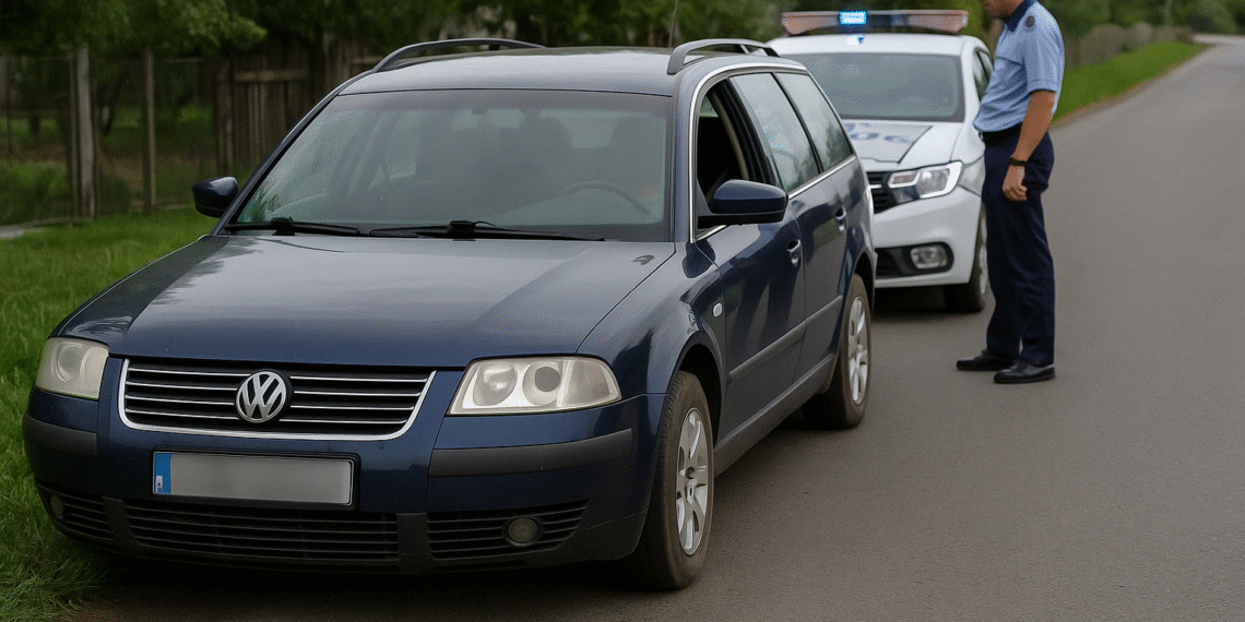 Un bărbat fără permis a dat de belele după ce a fost turnat la 112. Mașina nu avea RCA, iar certificatul era suspendat