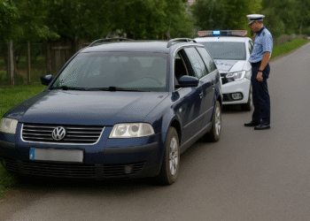 Un bărbat fără permis a dat de belele după ce a fost turnat la 112. Mașina nu avea RCA, iar certificatul era suspendat