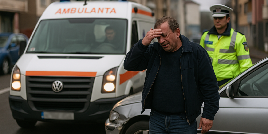 Pieton rupt de beat, lovit de o mașină în cartierul Burdujeni, în timp ce traversa neregulamentar