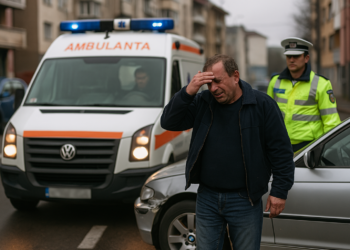 Pieton rupt de beat, lovit de o mașină în cartierul Burdujeni, în timp ce traversa neregulamentar