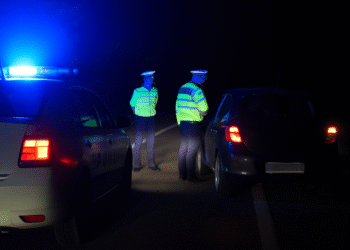 A crezut că scapă dacă face cale-ntoarsă. Polițiștii l-au prins fără permis și ITP