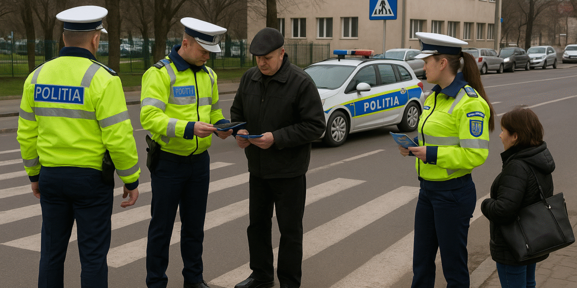 Polițiștii rutieri suceveni desfășoară acțiunea ”Nu trece dincolo!” pentru prevenirea accidentelor rutiere cu implicarea pietonilor