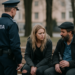 Scene de violență pe o bancă din Suceava. Un bărbat cherchelit și-a pălmuit tovarășa de băutură