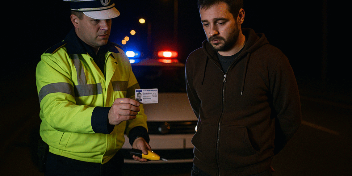 24 de ore în arest, pentru un șofer beat și cu permisul suspendat, care le-a prezentat polițiștilor permisul pasagerului