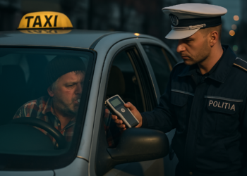 Taximetrist din Suceava dat dispărut de familie, găsit beat la volan. A refuzat prelevarea probelor biologice