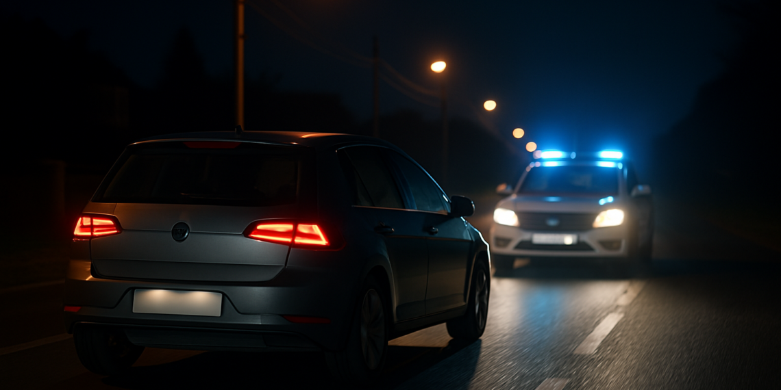 Doi adolescenți de 17 ani, reținuți după ce au condus o mașină fără permis prin Grănicești. Unul dintre ei s-a luat la întrecere cu polițiștii