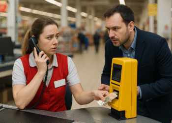 Înșelăciune la Auchan Suceava. O angajată a fost păcălită cu aproape 5.000 de lei de un fals coleg
