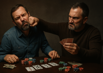 Poker cu pumni între verișori la Frasin. Un bărbat a încasat un pumn în față, după ce a pierdut 300 de lei și și-a acuzat verișorul că a trișat