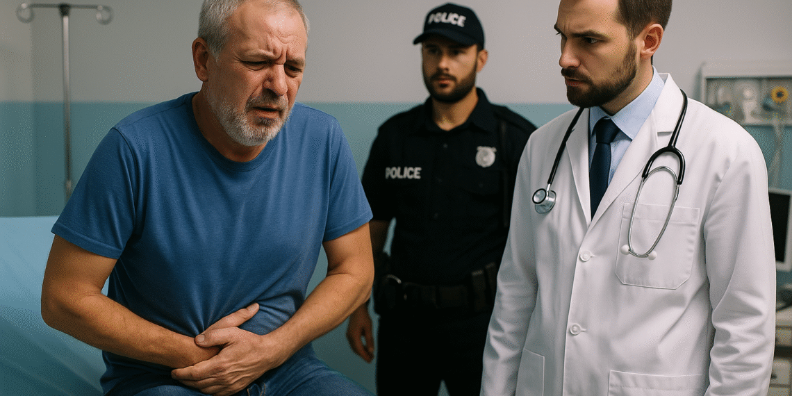 Un bărbat a ajuns la spital după ce a fost agresat de fiul concubinei sale