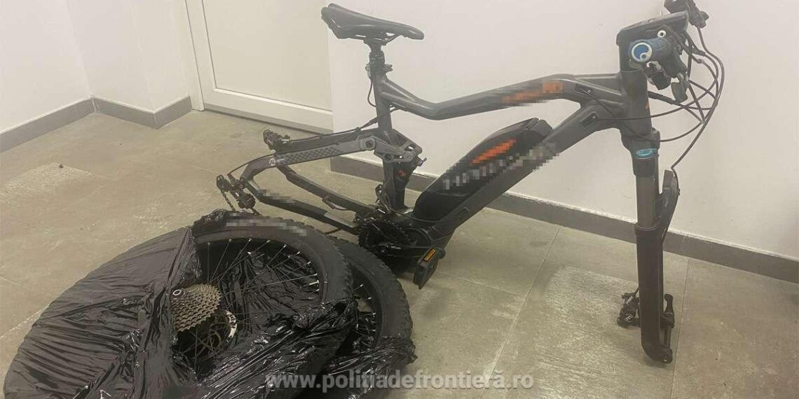Bicicletă furată din Germania, descoperită în PTF Siret