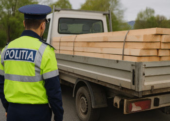 O femeie care transporta 1,18 metri cubi de cherestea ilegal prin Capu Codrului a fost amendată cu aproape 4.000 de lei. Lemnul a fost confiscat, iar autoutilitara imobilizată