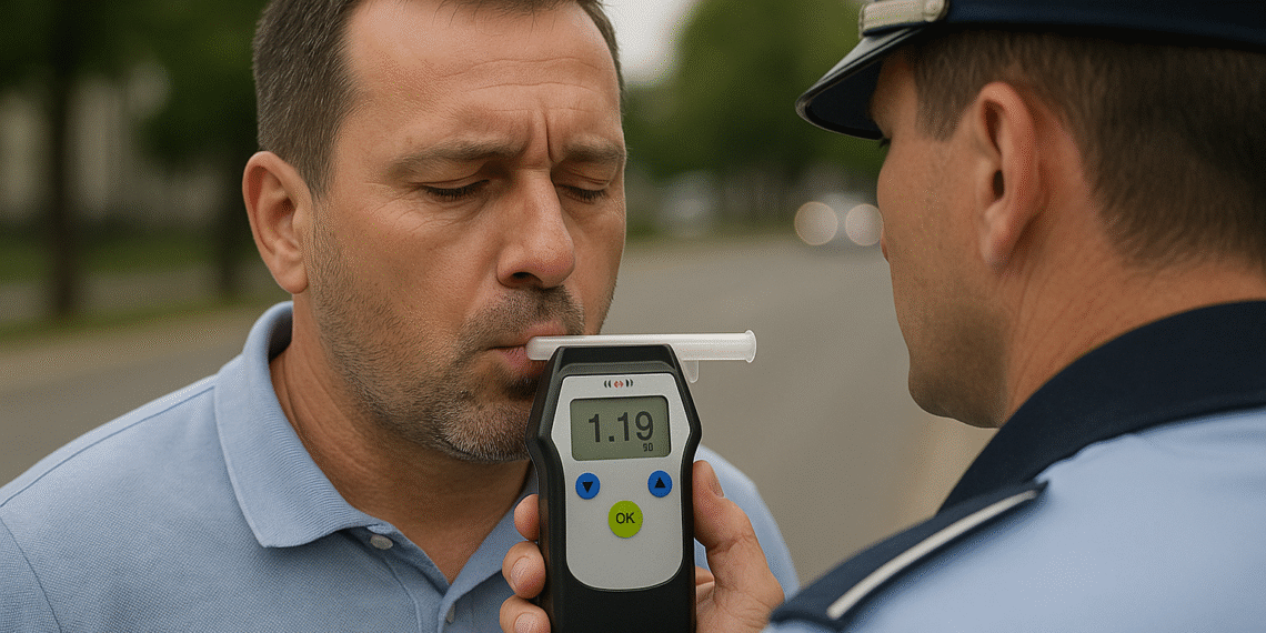 Șofer cu 1,19 mg/l alcool în aerul expirat, oprit în plină zi în Broșteni