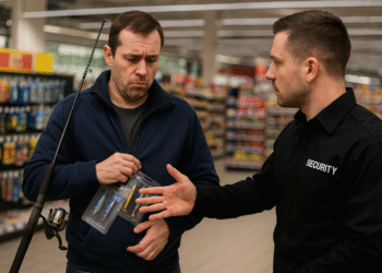 A încercat să fure scule de pescuit din Kaufland, dar i s-a agățat în cârlig… un dosar penal