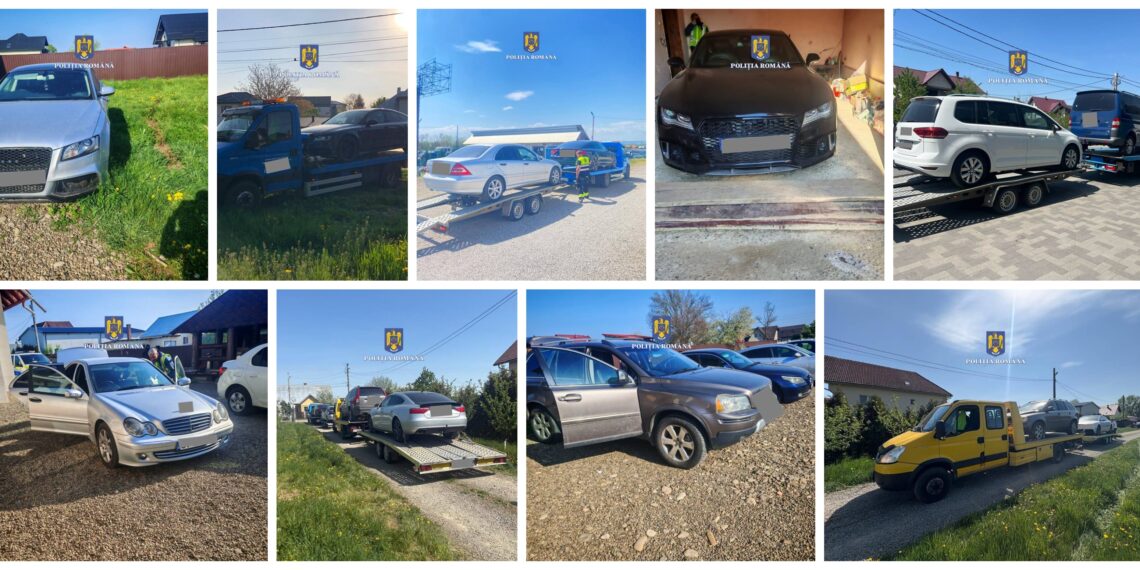 Autoturisme de peste 200.000 de euro, indisponibilizate de polițiști după 10 percheziții în dosarul ”Notarul prădat de 1 milion de euro”. Sechestru și pe 4 imobile și 8 terenuri