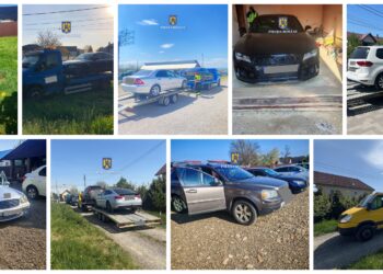 Autoturisme de peste 200.000 de euro, indisponibilizate de polițiști după 10 percheziții în dosarul ”Notarul prădat de 1 milion de euro”. Sechestru și pe 4 imobile și 8 terenuri
