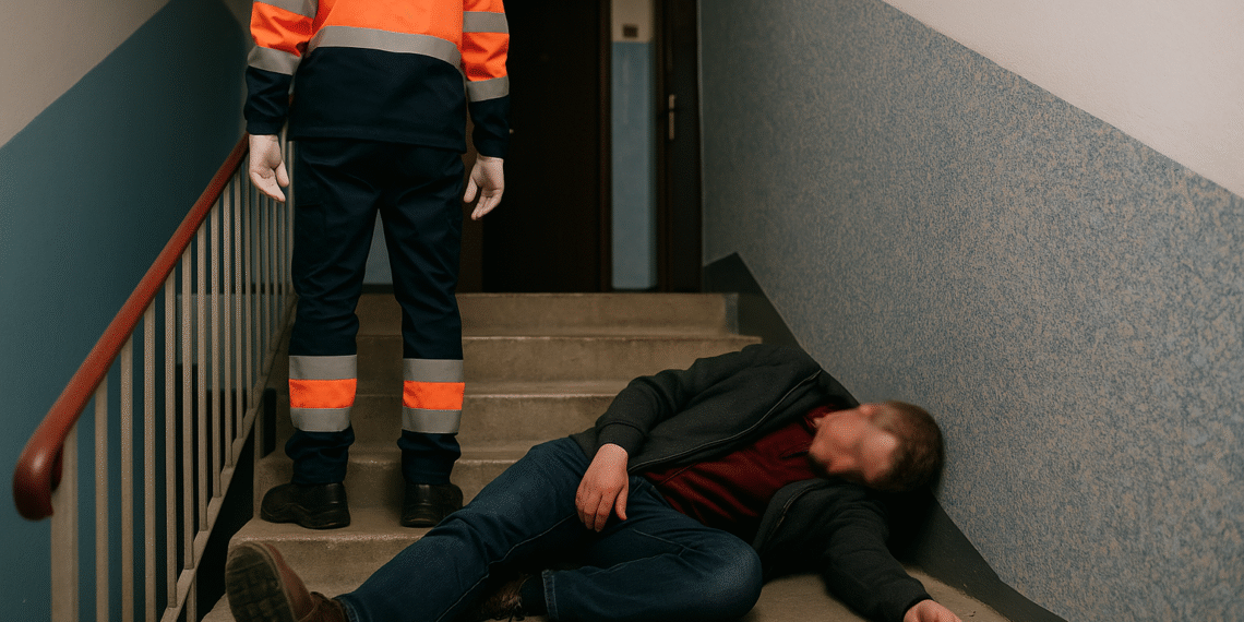 Un bărbat de 44 de ani și-a pierdut viața după ce a căzut pe scările unui bloc din Burdujeni