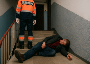 Un bărbat de 44 de ani și-a pierdut viața după ce a căzut pe scările unui bloc din Burdujeni