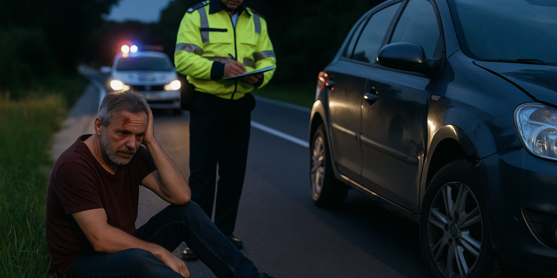 Pieton băut, acroșat la Râșca de un șofer care consumase și el alcool. Conducătorul auto a fugit de la fața locului
