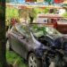 Autoturism ieșit în afara drumului, în centrul Rădăuțiului. Șoferul a fost transportat la spital
