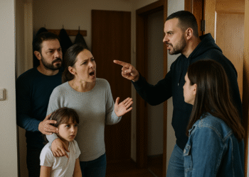 Locuință din centrul Sucevei, scena unui scandal cu amenințări între două familii