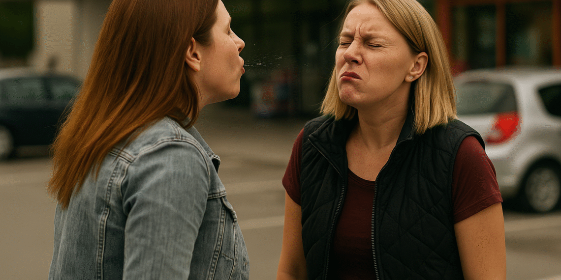 Scandal între două femei în parcarea unui magazin din Ilișești. Una a scuipat-o și a lovit-o cu palma pe cealaltă, după un conflict mai vechi