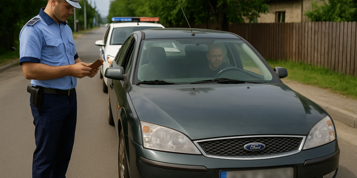 Un cajvănean fără permis s-a pricopsit cu dosar penal și amendă de 1.620 de lei, după ce a fost tras pe dreapta de polițiști